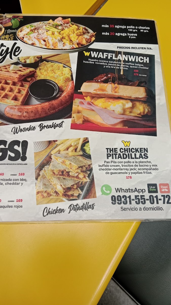 Woonkie Menu - Image 2